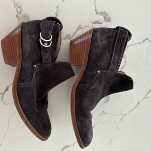 Rag and bone Sullivan ankle boots suede grey  size 38 /7.5‎ EUC